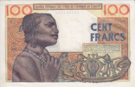BCEAO 100 Francs Masque - 1959 - Série C.80