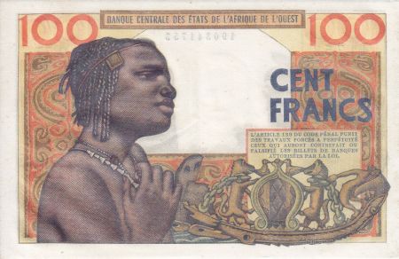 BCEAO 100 Francs Masque - 1959 - Série D.77