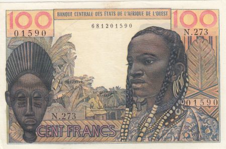 BCEAO 100 Francs masque 1959 - Série N.273