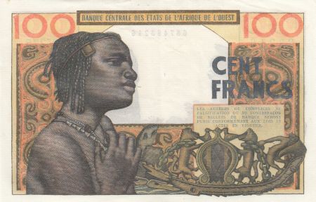 BCEAO 100 Francs masque 1959 - Série W.275