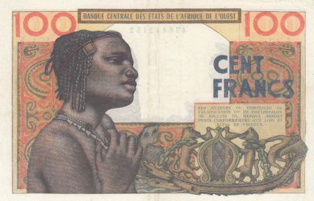 BCEAO 100 Francs masque 1961 - K Sénégal P.191