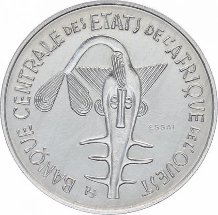 BCEAO 100 Francs Taku - Ashanti poids d\'or - 1967 - Essai