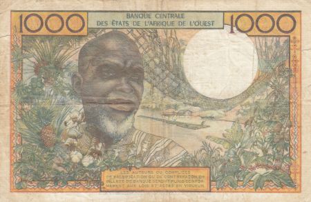 BCEAO 1000 Francs fleuve 1965 - Niger - Série V.101