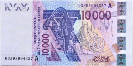 BCEAO 10000 Francs Masque - Touracos - 2003