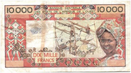 BCEAO 10000 Francs Tissage