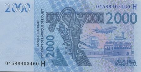 BCEAO 2000 Francs Mérous
