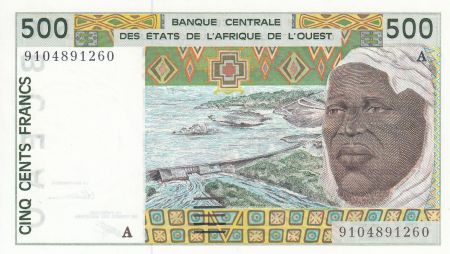 BCEAO 500 Francs homme 1991 - Côte d\'Ivoire