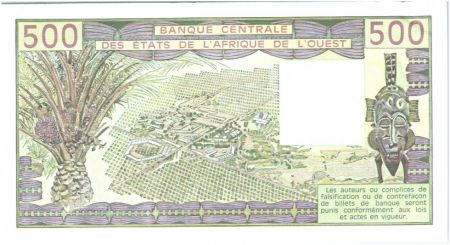 BCEAO 500 Francs Togo - Vieil homme et zébus - 1985 Série Q.13 - 315974000