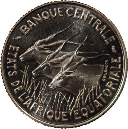BCEAO AFRIQUE EQUATORIALE - 100 FRANCS 1966 ESSAI