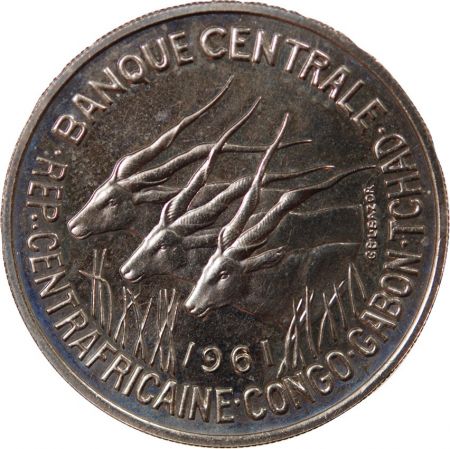 BCEAO AFRIQUE EQUATORIALE - 50 FRANCS 1961 ESSAI