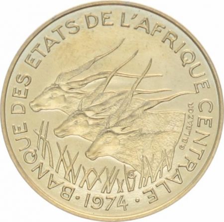BEAC 10 Francs Elans - 1974 - Essai
