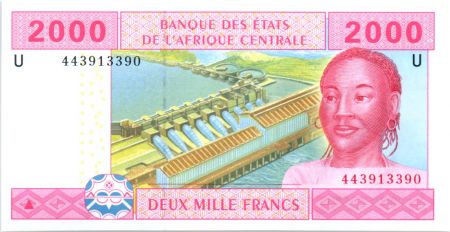 BEAC 2000 Francs Femme - Tracteur - 2002 - Cameroun