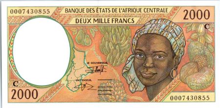 BEAC 2000 Francs Fruits tropicaux - 2000 - Congo - Neuf - P.103Cg