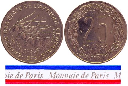 BEAC 25 Francs - 1975 - Essai