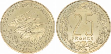 BEAC 25 Francs Elans - 1975 - Essai