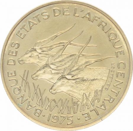 BEAC 25 Francs Elans - 1975 - Essai
