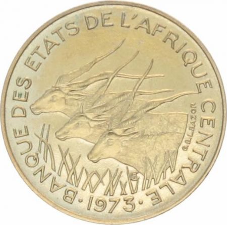 BEAC 5 Francs Elans - 1973 - Essai