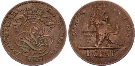 Belgique 1 Centime Léopold I - Lion - 1849