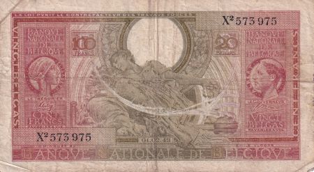 Belgique 100 Francs - 1943 - Série X.2 - P.132a