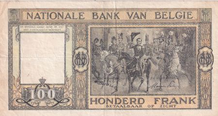 Belgique 100 Francs - 26-08-1948 - Leopold Ier, palais de justice - P.126