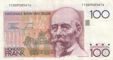 Belgique 100 Francs - H. Beyaert - ND (1982-1994) - P.142
