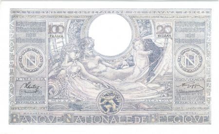 Belgique 100 Francs Albert et Elisabeth - 1943