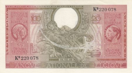 Belgique 100 Francs Elisabeth -01-02-1943 - SUP - P.123 - Série K.2