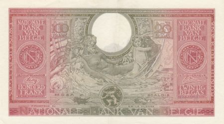 Belgique 100 Francs Elisabeth -01-02-1943 - SUP - P.123 - Série K.2