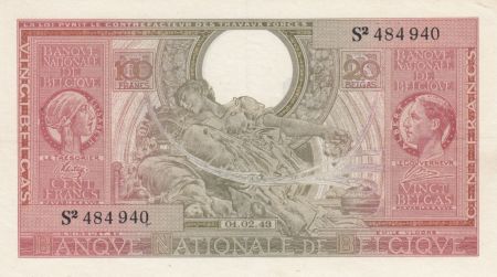 Belgique 100 Francs Elisabeth -01-02-1943 - SUP - P.123 - Série S.2