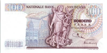 Belgique 100 Francs Lambert Lombard - Allégorie - 1974