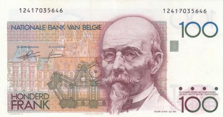 Belgique 100 Francs ND1992-94 - Hendrik Beyaert, sign au dos