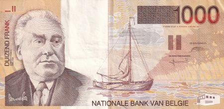 Belgique 1000 Francs - Constant Permeke - 1997