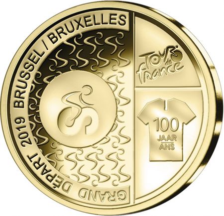 Belgique 2 5 Euros Commémo. Belgique 2019 - Grand Départ Tour de France