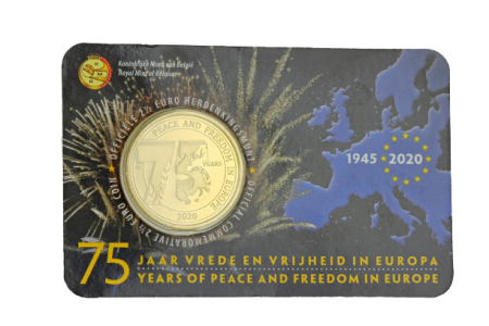 Belgique 2 5 Euros Commémo. Belgique 2020 - 75 ans de la Paix en Europe