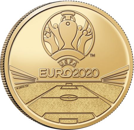 Belgique 2 5 Euros Commémo. Belgique 2021 - UEFA Euro 2020 Football