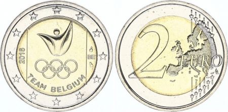 Belgique 2 Euro JO de Rio - 2016