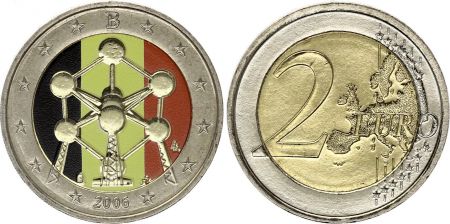 Belgique 2 Euros - Atomium - Colorisée - 2006