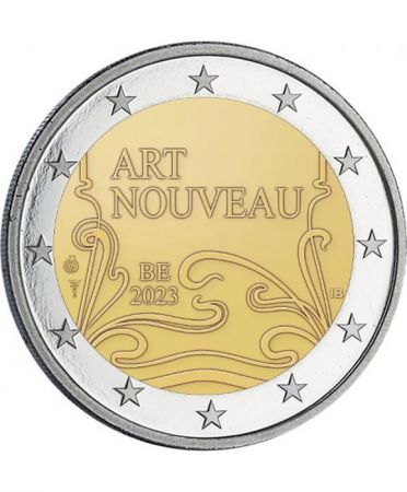 Belgique 2 Euros Commémo. 2023 - l\'Art Nouveau