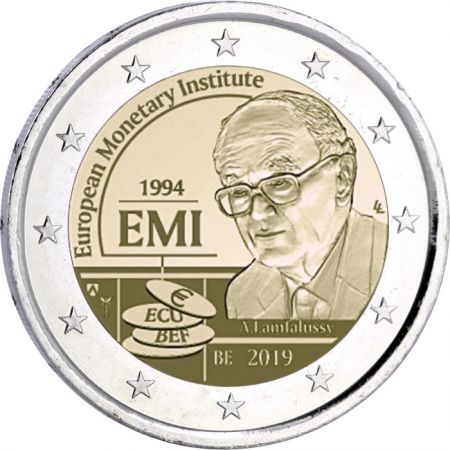 Belgique 2 Euros Commémo. BE Belgique 2019 - 25 ans Institut Monétaire Européen