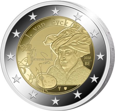 Belgique 2 Euros Commémo. BE Belgique 2020 - Jan van Eyck