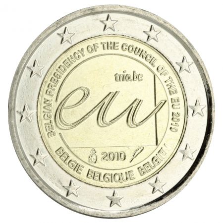 Belgique 2 Euros Commémo. Belgique 2010 - Présidence de l\'U.E.