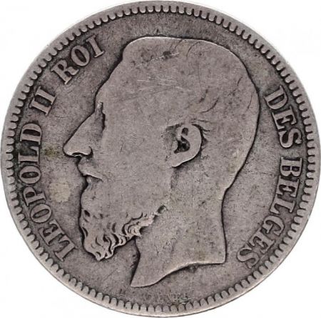 Belgique 2 Francs Léopold II - 1867
