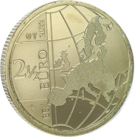 Belgique 2 X 2,5 Euros Commémo. Belgique 2022