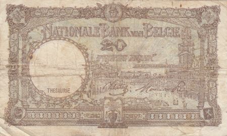 Belgique 20 Francs 19-11-1944 - Albert & Elizabeth