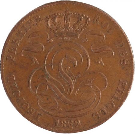 Belgique 5 Centimes Léopold I - Lion - 1852