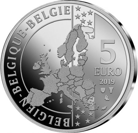 Belgique 5 Euros Belgique 2019 - 90 ans de TINTIN