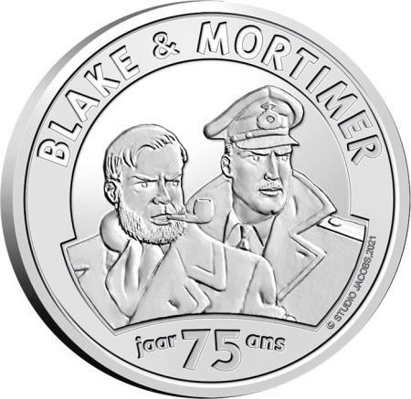 Belgique 5 Euros Belgique 2021 - 75 ans de Blake & Mortimer (version normale)