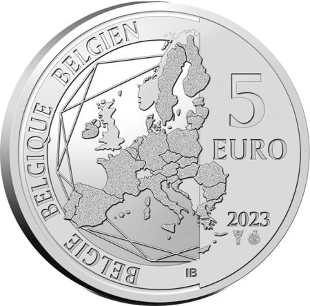 Belgique 5 Euros Commémo. Belgique 2023 - 85 ans de Spirou et Fantasio