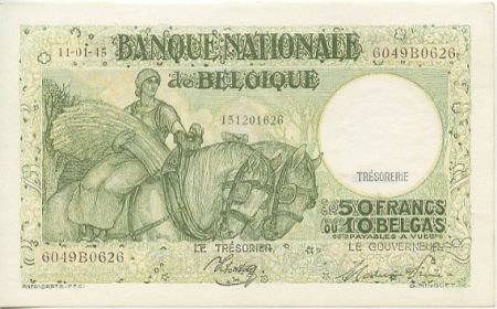 Belgique 50 Francs Paysanne - Abondance