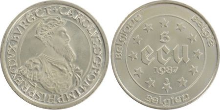 Belgique 500 Francs Buste de Charles V - 30 ans Traité de Rome